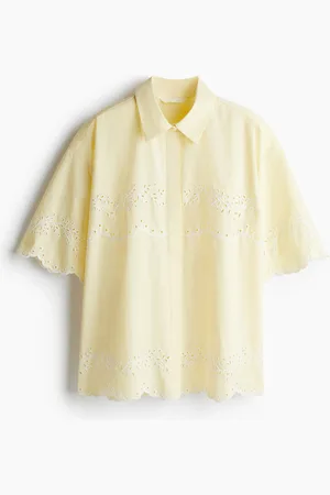 H&M Broderie anglaise cotton shirt