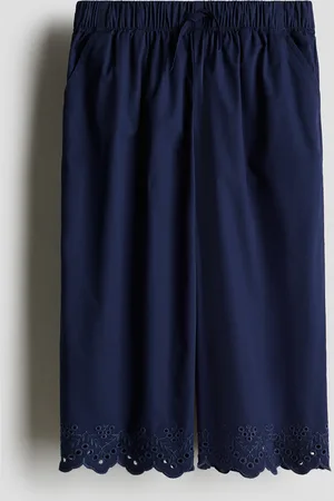 H&M Broderie anglaise cropped trousers