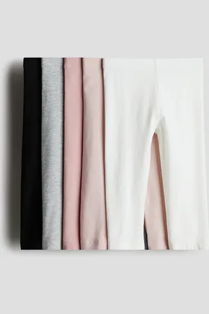 H&M 5-pack cotton Capri leggings