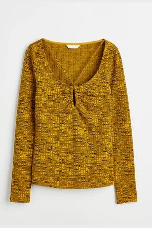 H&M Ribbed jersey top
