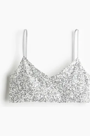 H&M Sequined bralette top