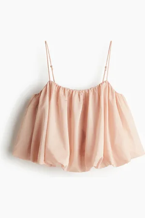 H&M Bubble-hem strappy top