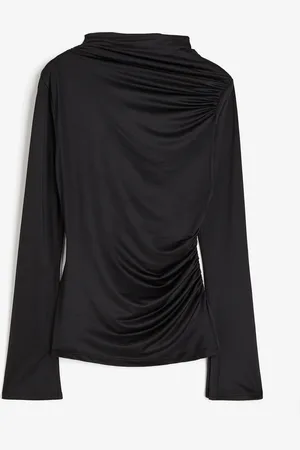 H&M Draped jersey top