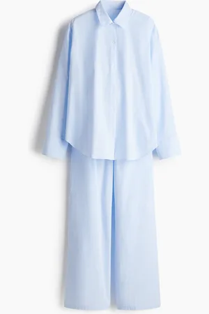 H&M Cotton poplin pyjamas