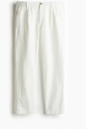 H&M Regular Fit Linen-blend trousers