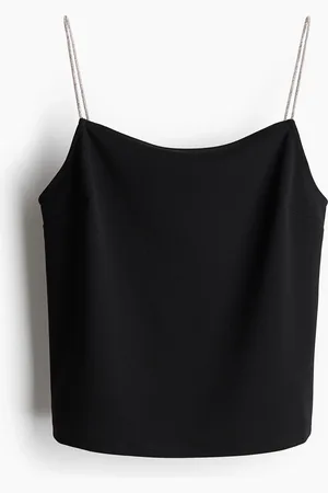 H&M Strappy jersey top