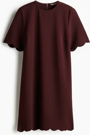 H&M Scalloped dress