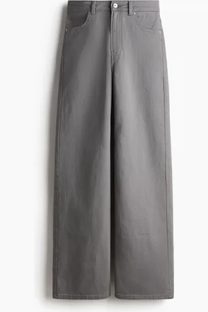 H&M Wide twill trousers