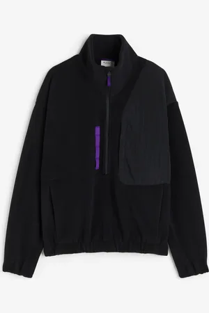 H&M Loose FIt Zip-top fleece sports top