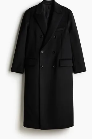 H&M Double-breasted wool-blend coat