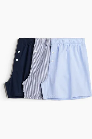 H&M 3-pack woven cotton boxer shorts