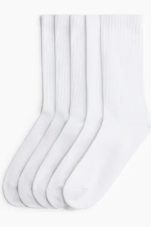 H&M 5-pack ribbed socks