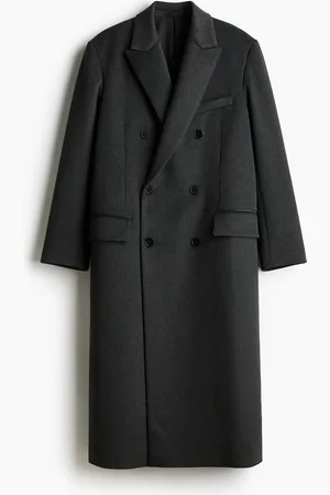 H&M Double-breasted wool-blend coat