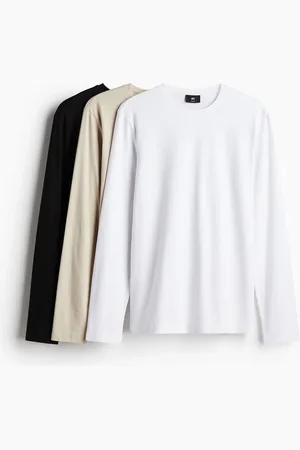 H&M 3-pack Slim Fit jersey tops