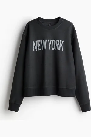H&M Oversized motif-front sweatshirt