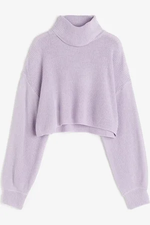 H&M Cropped polo-neck jumper