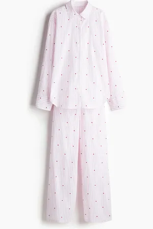 H&M Cotton poplin pyjamas