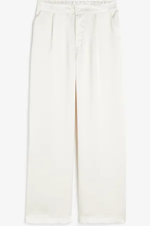 H&M Satin tailored trousers