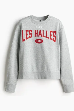 H&M Oversized motif-front sweatshirt