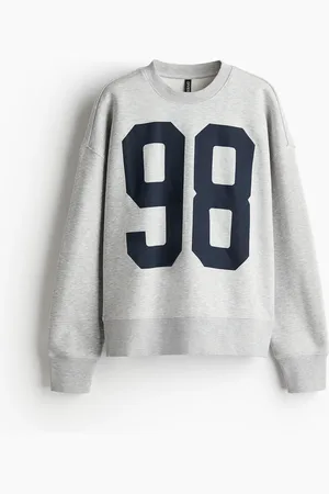H&M Oversized motif-detail sweatshirt