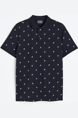 H&M Slim Fit Patterned polo shirt