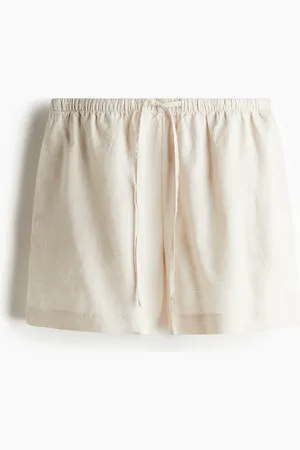 H&M Linen drawstring shorts