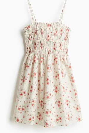 H&M Smocked-bodice cotton dress