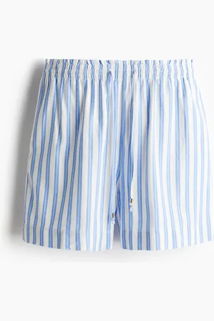 H&M Linen-blend drawstring shorts