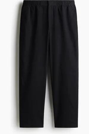 H&M Relaxed Fit cotton-blend twill trousers