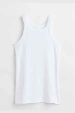 H&M Cotton jersey vest top