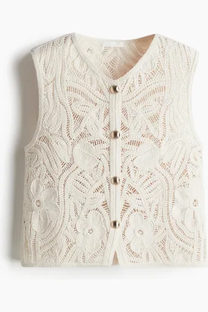 H&M Crochet-look waistcoat