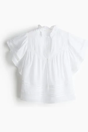 H&M Tie-neck blouse