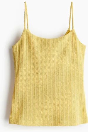H&M Pointelle-knit strappy top