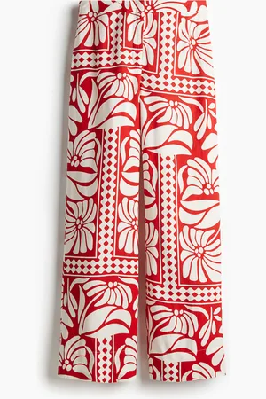 H&M Linen-blend trousers