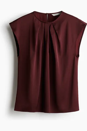 H&M Pleat-front blouse
