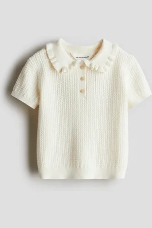 H&M Cable-knit cotton top