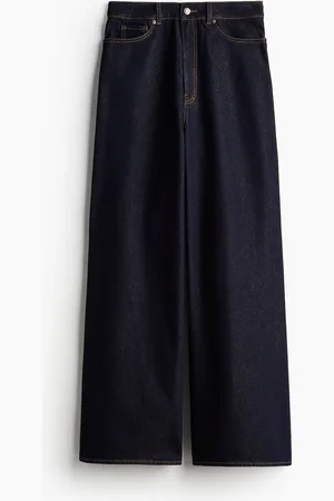 H&M Glittery wide-leg jeans
