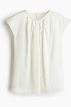 H&M Pleat-front blouse