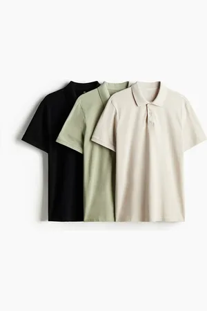 H&M 3-pack Regular Fit Polo shirts