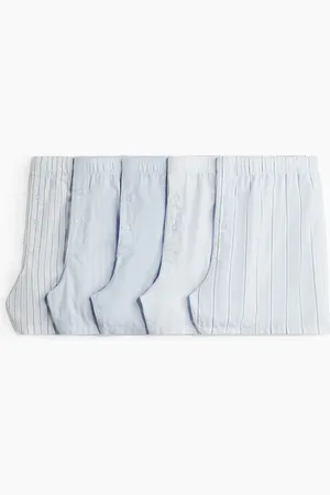 H&M 5-pack woven cotton boxer shorts