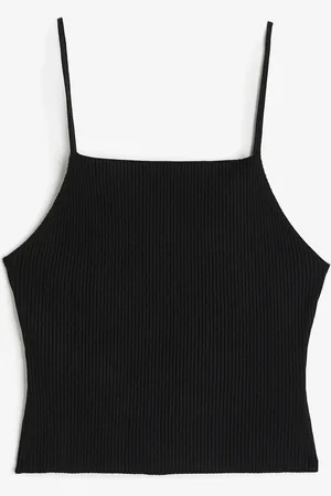 H&M Rib-knit strappy top
