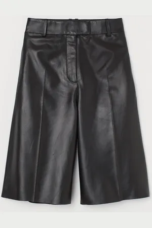 H&M Leather Bermuda shorts