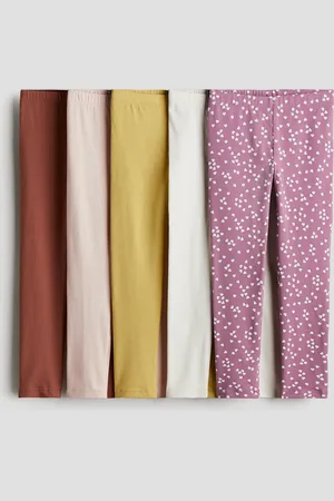 H&M 5-pack jersey leggings