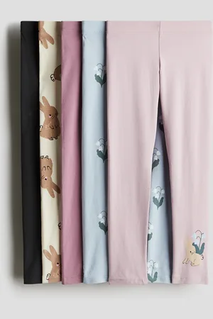 H&M 5-pack cotton leggings