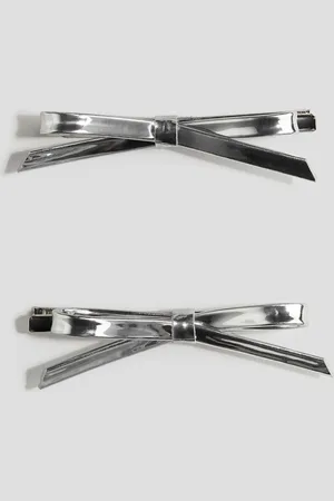 H&M 2-pack appliquéd hair clips