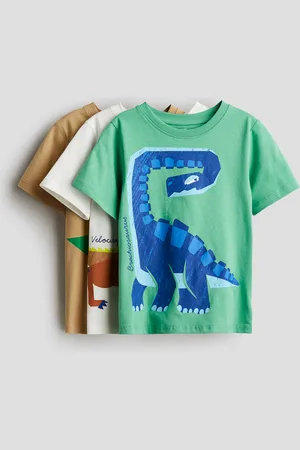 H&M 3-pack printed T-shirts