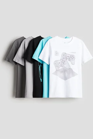 H&M 5-pack cotton T-shirts