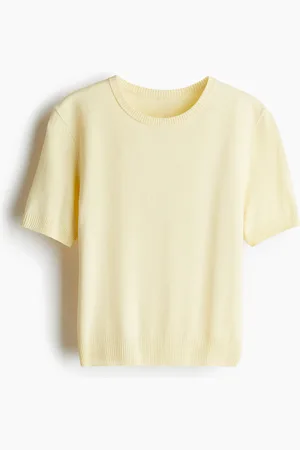 H&M Fine-knit T-shirt