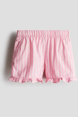 H&M Frill-trimmed cotton shorts