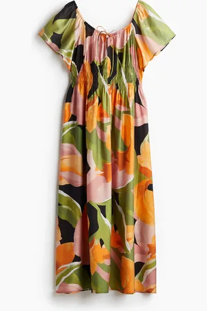 H&M Butterfly-sleeved dress